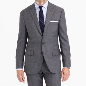 Ludlow jacket with vent in Italian worsted wool